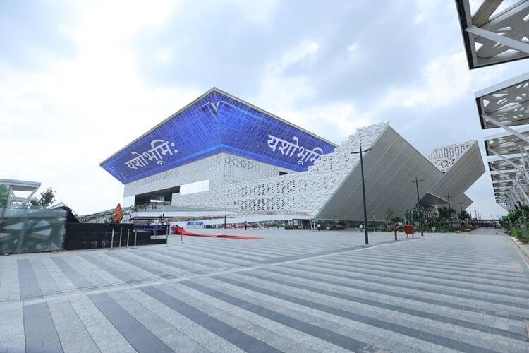 Commercial architectural roofing at Oberoi Mall, Mumbai: Specialized Kliplok roof-on-roof installation by Rishonn & Reyansh for leak-proof retail infrastructure.